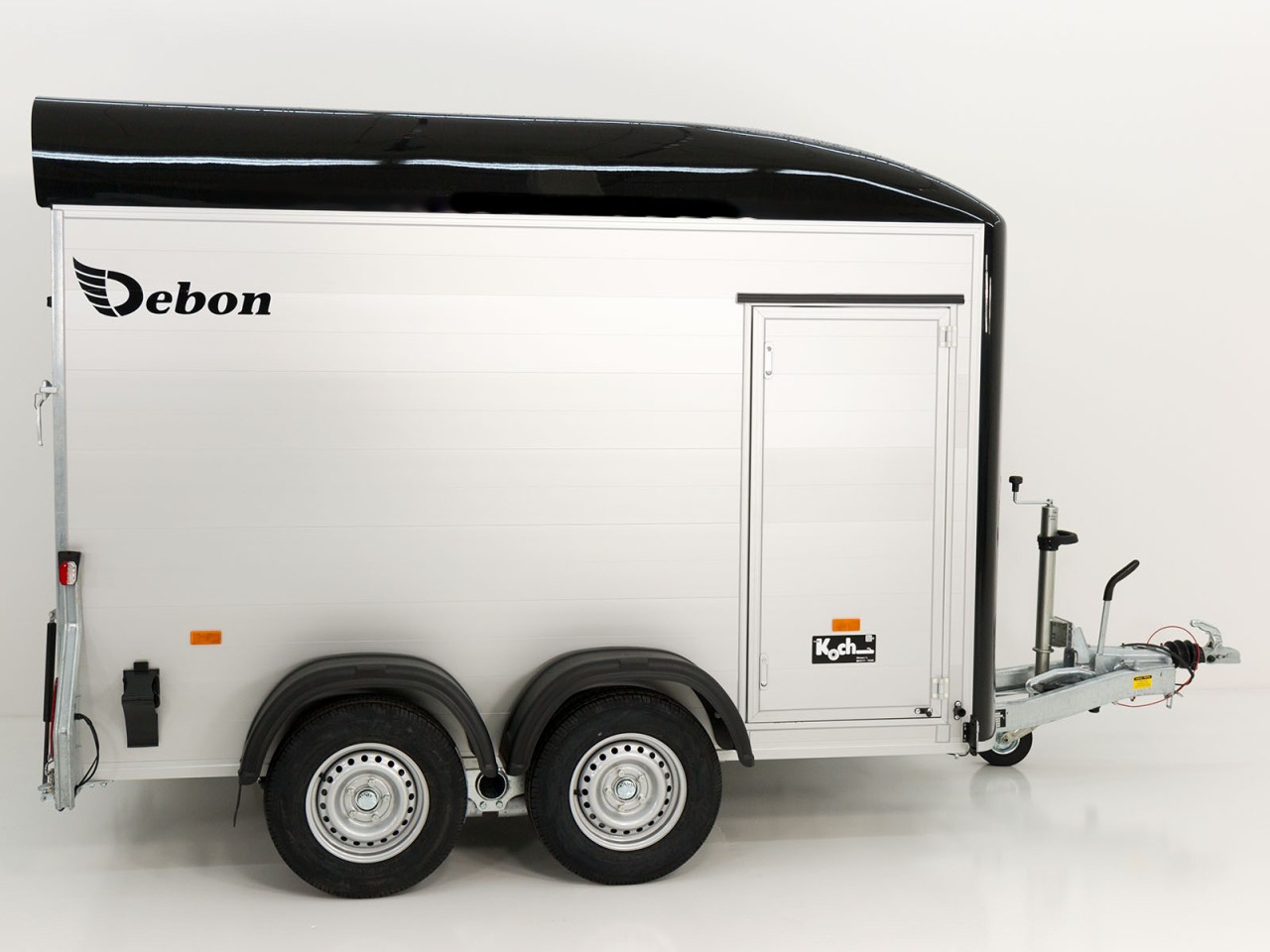 Debon Kofferanhänger C500 164x300cm H:200cm 2,6t-Alu-Polybug-Tür-schwarz-Neu – Bild 6