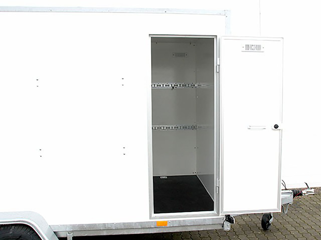 Blyss Kofferanhänger 200x400cm Höhe:190 2,7t, Rampe, Tür, SW-Neu – Bild 7