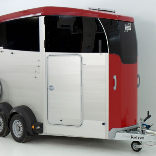 Ifor Williams Pferdeanhänger HBX 506-Sattelkammer-neues Modell-rot-Neu