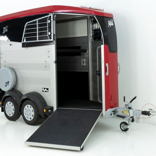 Ifor Williams Pferdeanhänger HBX 403-Frontausstieg-neues Modell-rot-Neu