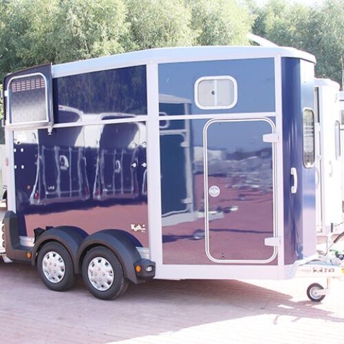 Ifor Williams Pferdeanhänger HB511-Sattelkammer-blau–Neu