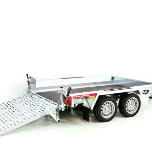 Temared Baumaschinenanhänger Builder 153x260cm 2,7t-Rampe-Neu