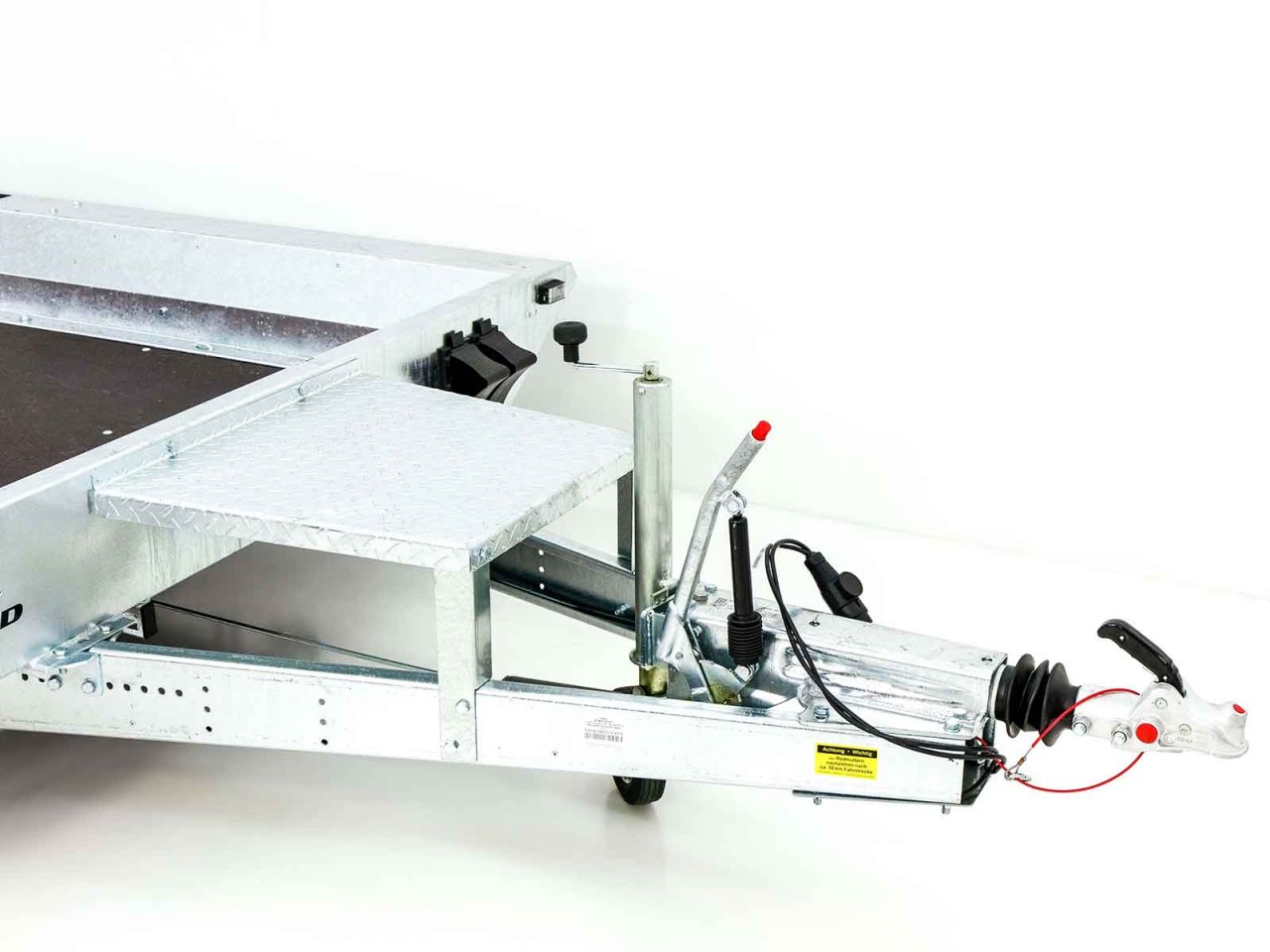 Temared Baumaschinenanhänger Builder 183x400cm 3,5t-Rampe-Neu – Bild 5