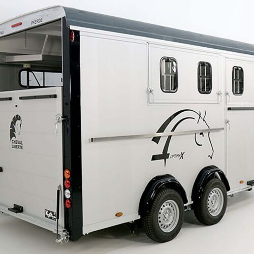 Cheval Liberte Pferdeanhänger Maxi 4, 4 Pferde, Pullman-Fahrwerk, 100km/h, grau-Neu
