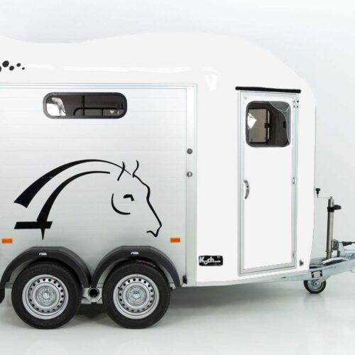 Cheval Liberte Pferdeanhänger GOLD 3, Premium, Pullman 2, Sattelkammer, weiß-Neu