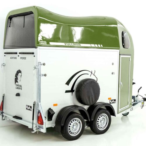 Cheval Liberte Pferdeanhänger GOLD One 1,5er, Pullman-Fahrwerk, olivgrün-Neu