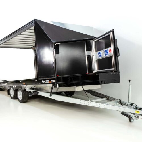 Moetefindt Autotransportanhänger Plane FTP235 235×550 3,5t H:180cm-Rückfahrlicht-Rückfahrkamera–Neu