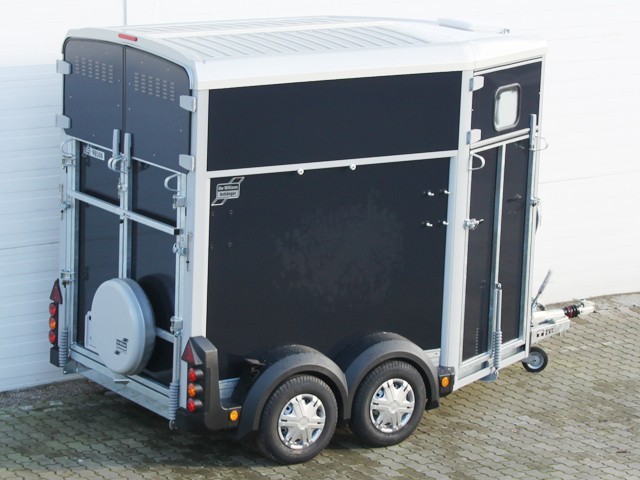 Ifor Williams Pferdeanhänger HB506-Frontausstieg-Klappenkombi-schwarz-Neu – Bild 2