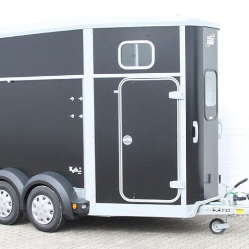 Ifor Williams Pferdeanhänger HB506-Sattelkammer-schwarz-Neu